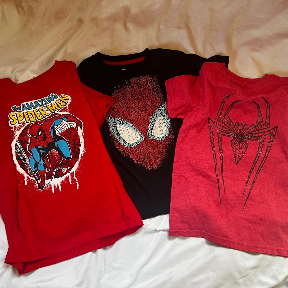 Spider-Man Kids Costume T-Shirt Set - Red & Black